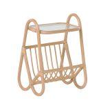 籐製客廳書報邊桌