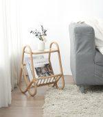 籐製客廳書報邊桌：圖片 2