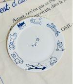 塗鴉版貓咪狗勾圓盤：圖片 3