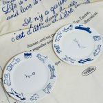 塗鴉版貓咪狗勾圓盤