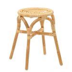 白底的輕藤日和圓凳照